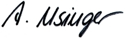 Unterschrift A.U